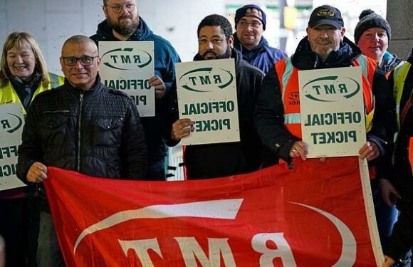 HALF of rail staff 'are crossing picket lines on strike days'
