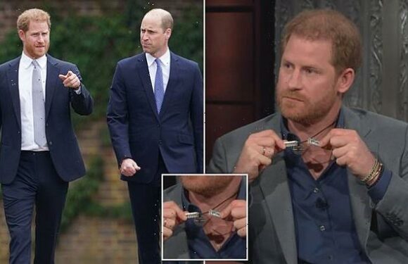 Harry reveals on TV the necklace William allegedly ripped off his neck