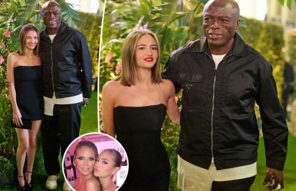 Heidi Klums model daughter Leni hits red carpet with dad Seal