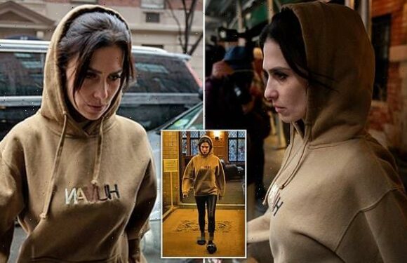 Hilaria Baldwin stony faced as husband Alec charged with manslaughter