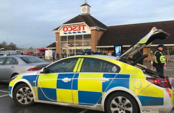 Horror as Tesco shopper is 'stabbed' at Meir Park supermarket & two are rushed to hospital amid violent chaos | The Sun