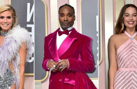 How the stars dressed for distraction at the Golden Globes