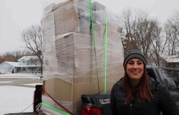 I got an Amazon returns pallet – I paid £500 for the 8ft tall pile & got over £4K worth of stuff including vacuum robot | The Sun