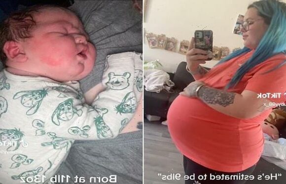 I had a huge bump and my son was born weighing 11lbs 3oz