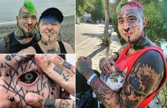 I have 300 tattoos and a split tongue – and my girlfriend is perfect