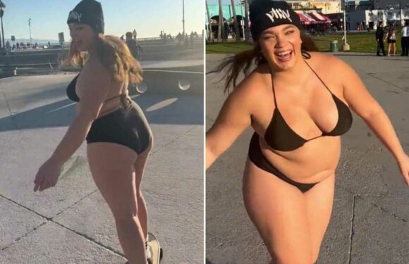 I'm plus size and wear my bikini all the time, no matter what I’m doing – but trolls say I'm big in all the wrong places | The Sun