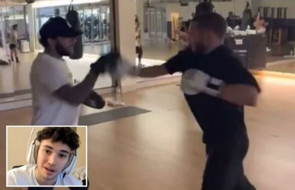 Influencer Adin Ross hits back after video of him in boxing training mocked mercilessly ahead of planned fighting career | The Sun