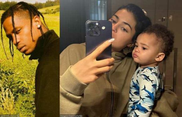 Internet Thinks Kylie Jenners Son Aire Doesnt Look Like Dad Travis Scott