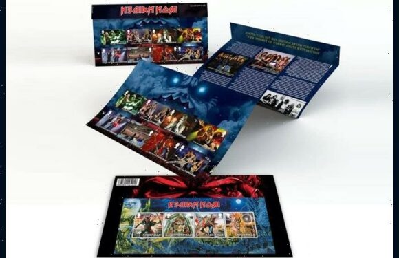 Iron Maiden Honored With Special Royal Mail Stamp Set