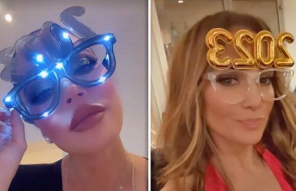 J Lo, Khloe, Kylie, Bad Bunny Celebrating the New Year