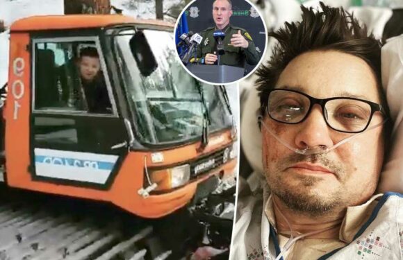 Jeremy Renner was ‘run over’ by 14,330-pound snowplow, says sheriff