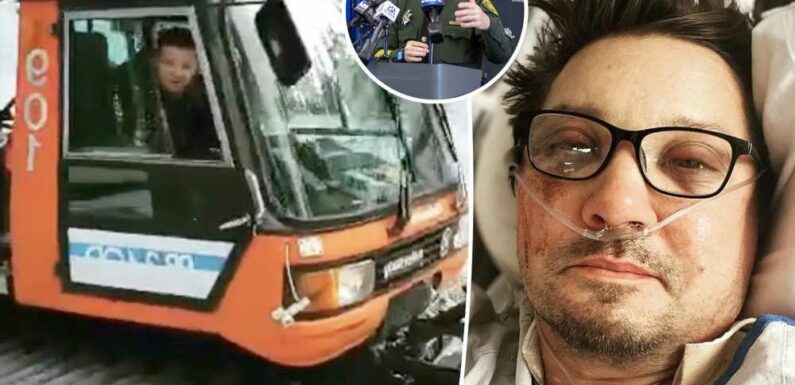 Jeremy Renner was ‘run over’ by 14,330-pound snowplow, says sheriff