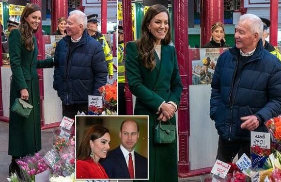 Kate Middleton jokes she won't be getting any Valentine's Day roses