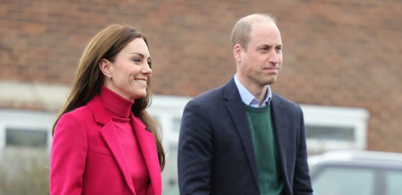 Kate Middleton rocks flares in stylish look as she and William visit Windsor Foodshare