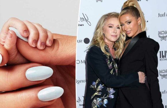 Kathy Hilton congratulates Paris on baby boy after public spat over IVF