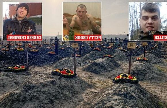 Killers and thugs lie in Wagner graveyard in Russia