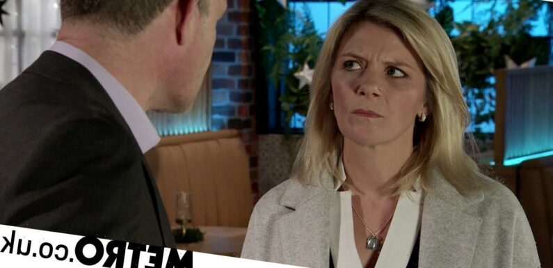 Leanne is disgusted by the 'truth' of Jacob's drugs exit in Coronation Street