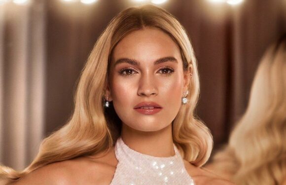 Lily James Shoves Her Face in Bucket of Ice to Tighten Her Skin Before Red Carpet Appearance