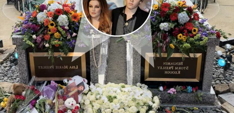 Lisa Marie Presley laid to rest at Graceland next to beloved son Benjamin