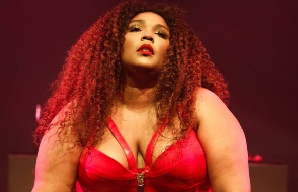 Lizzo Celebrates Valentine's Day Early in a Shimmery Thong and Matching Bra