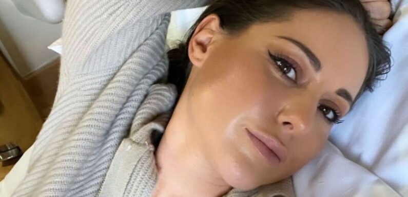 Louise Thompson back in hospital as she shares worrying symptoms that won’t go away | The Sun