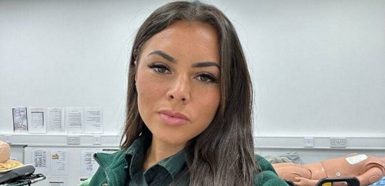 Love Islands Paige Thorne joins thousands of ambulance workers in NHS strike