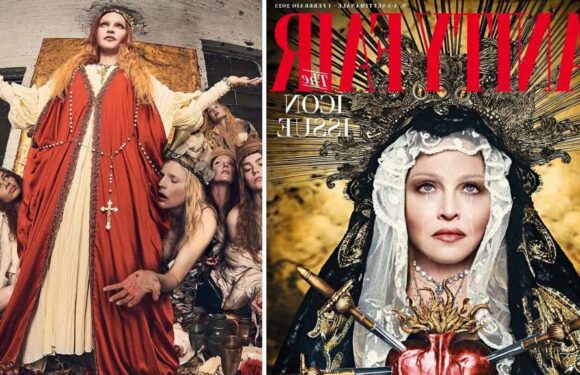 Madonna Appears as Virgin Mary, Recreates Last Supper for Vanity Fair Icons Issue