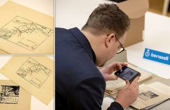 Map that may reveal where Nazis hid WWII loot goes on public display