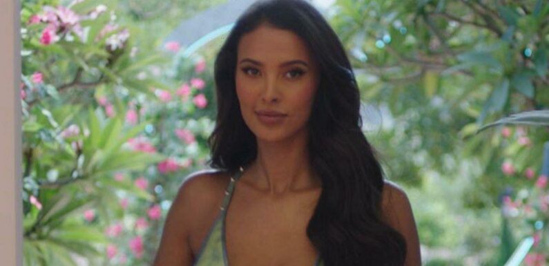 Maya Jama wows in clingy dress in sneak peek at first Love Island 2023 couples