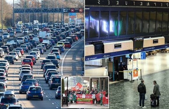 Millions of people face FIVE DAYS of rail strike chaos from tomorrow