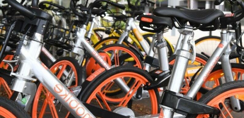 More than 1600 shared bikes abandoned after company fails
