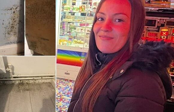 Mother says mould has left her girl, 7, ill and has caked baby's cot