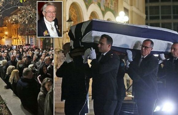 Mourners line streets of Athens to pay respects to King Constantine