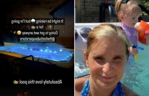 Mum-of-22 Sue Radford shares plans for no-spend New Year’s resolution as she relaxes in her £27k swimming pool | The Sun