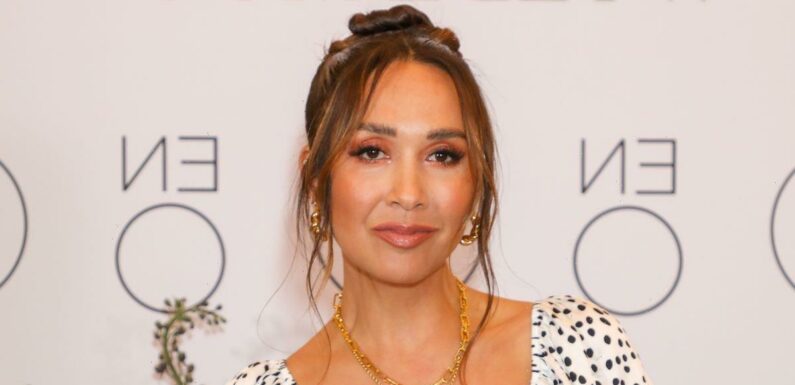 Myleene Klass cradles son Apollo moments after birth in intimate unseen video