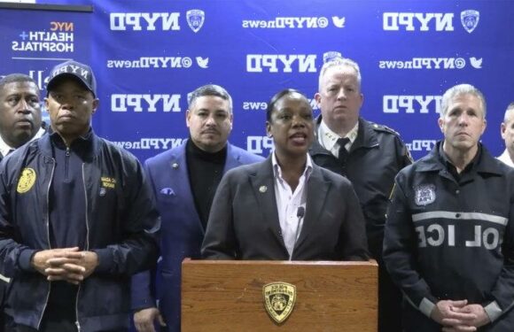 New York police officers injured in machete attack at New Year’s Eve event