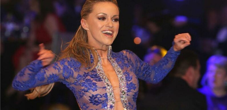 Ola Jordan slips back into Strictly catsuit amid 3.5 stone weight loss
