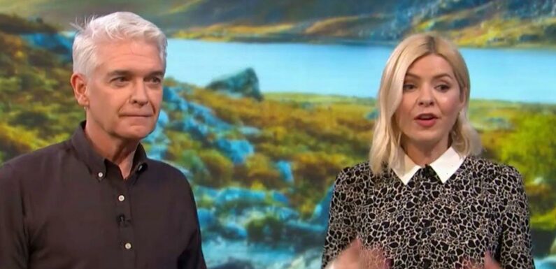 Phillip Schofield teases saucy nickname as he writhes around on This Morning