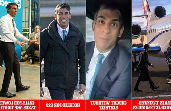 Police 'looking into' Rishi Sunak not wearing a seatbelt in a car