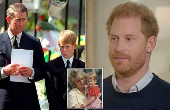 Prince Harry 'cried once' over Diana's death, Duke reveals