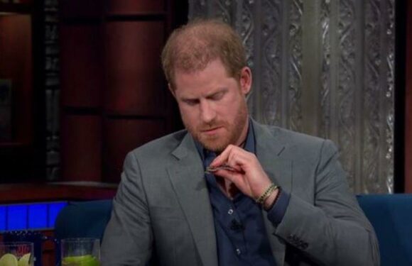 Prince Harry shows off necklace ‘broken by William’ during row – with charms from Meghan