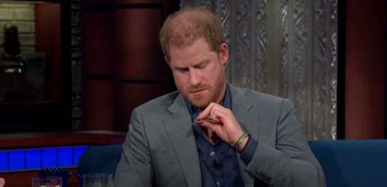 Prince Harry shows off necklace ‘broken by William’ during row – with charms from Meghan