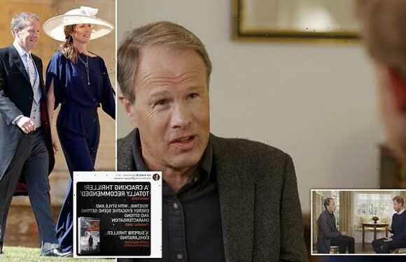 Prince Harry's interviewer Tom Bradby uses furore to plug his OWN book