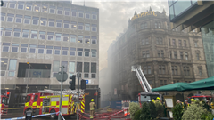 Princes Street fire: Edinburgh street locked down after blaze at Jenners store | The Sun
