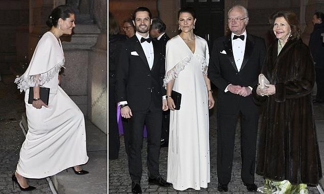 Princess Victoria at gala celebrating 250 years of Royal Swedish Opera
