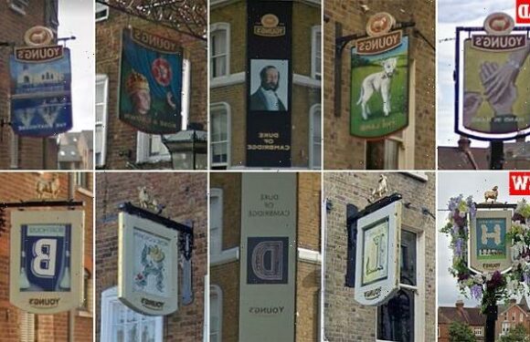 Pub chain Young's is slammed for phasing out traditional signs