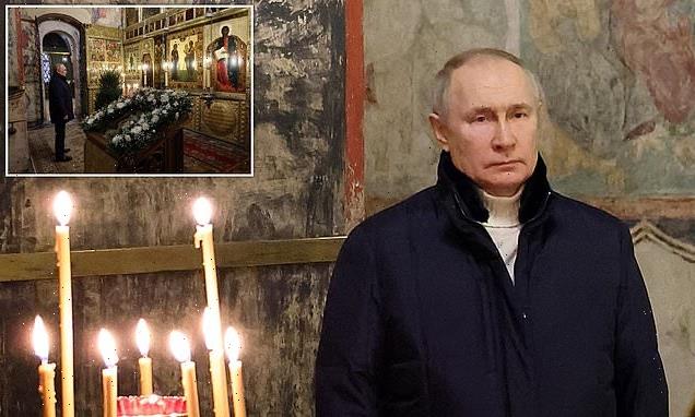 Putin attends Christmas service alone as Ukraine-Russia war continues