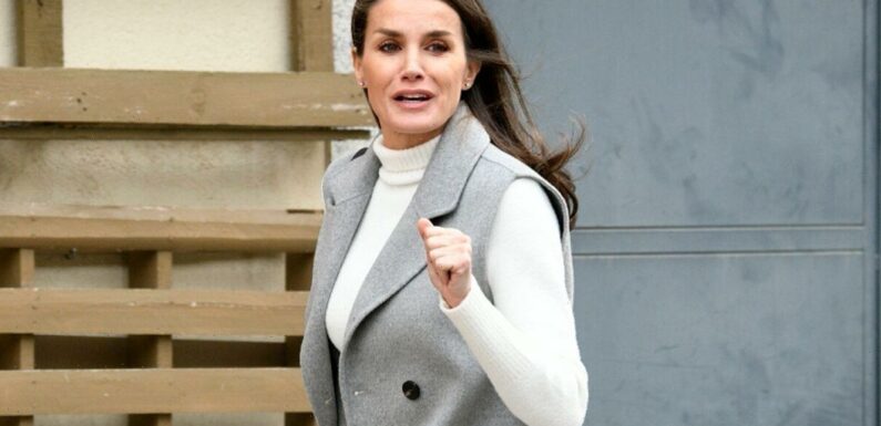 Queen Letizia turns heads in muted grey designer jacket – ‘love this’