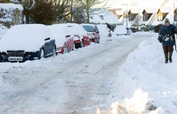 Rare amber snow storm warning issued with heavy drift to cause chaos