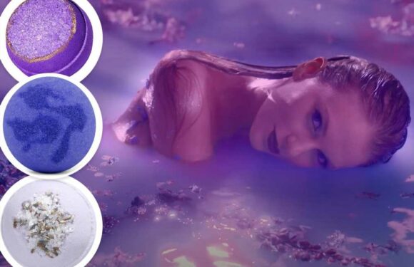 Recreate Taylor Swifts Lavender Haze music video with these bath bombs